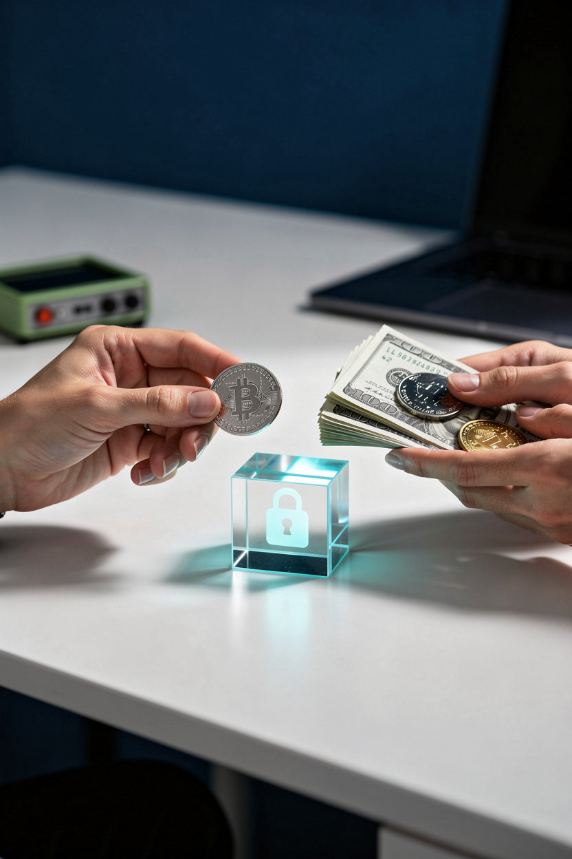 Biterica peer-to-peer Bitcoin selling with secure multisig escrow and no KYC verification